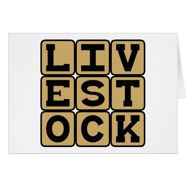 家畜、牛 (正面横)