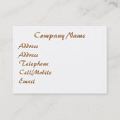 家畜，豚 名刺 (裏面)