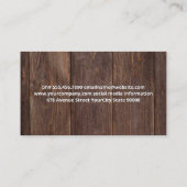 家畜 |農業 |フィールドトラクター 名刺 (裏面)