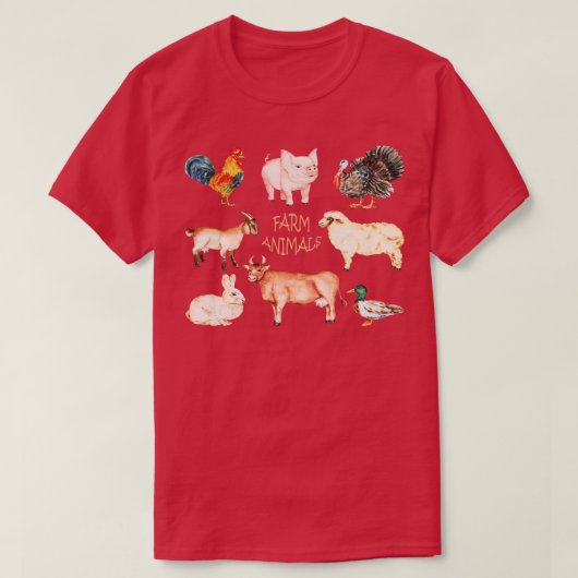 家畜 Tシャツ (デザイン正面)