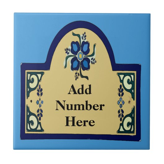 家番変更文字タイル タイル (正面)