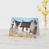 家禽のパトロール カード (黄色い花)