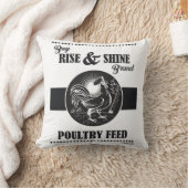 家禽のライズとシャイン食べ物を与え クッション (ブランケット)