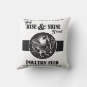 家禽のライズとシャイン食べ物を与え クッション (裏面)