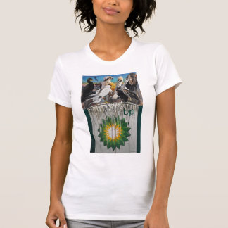 家禽の言語油の災害の芸術 Tシャツ
