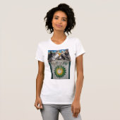 家禽の言語油の災害の芸術 Tシャツ (正面フル)