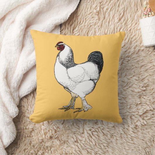 家禽の農家のための軽いBrahmaのオンドリのギフト クッション (ブランケット)