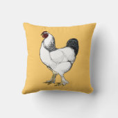 家禽の農家のための軽いBrahmaのオンドリのギフト クッション (裏面)