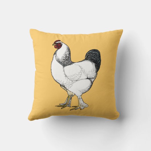 家禽の農家のための軽いBrahmaのオンドリのギフト クッション (裏面)