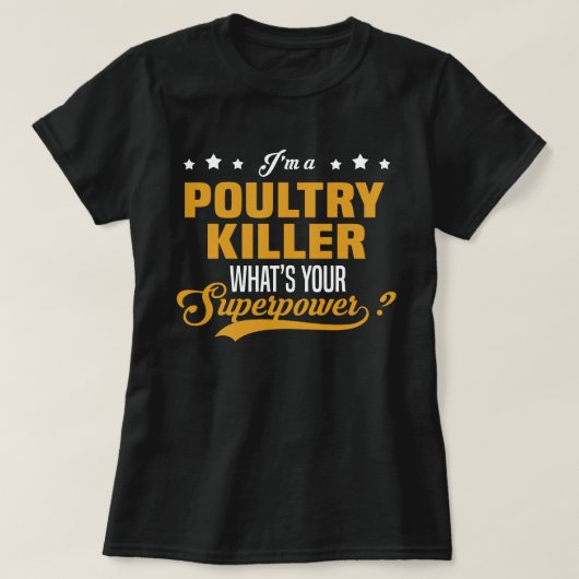 家禽キラー Tシャツ (デザイン正面)