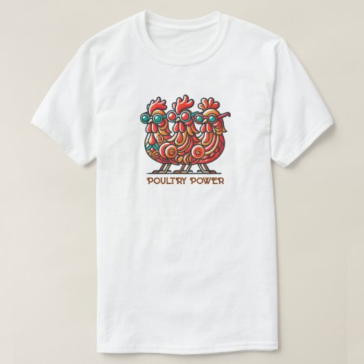 家禽力 Tシャツ (デザイン正面)