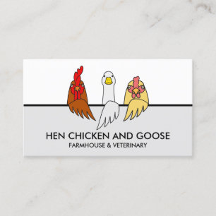 家禽獣医サービス 名刺