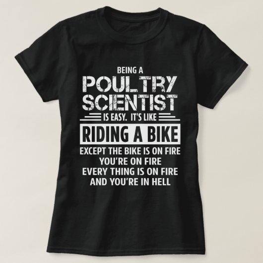 家禽科学者 Tシャツ (デザイン正面)