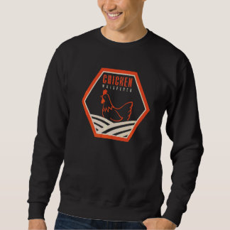 家禽農業農家チキンチキンウィスパー スウェットシャツ