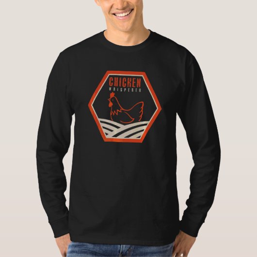 家禽農業農家チキンチキンウィスパー Tシャツ (正面)