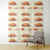 家禽:ローストフォール、ローストガチョウ、ローストトルコ タペストリー (インサイチュ)