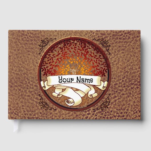 家系図の名字の本 ゲストブック (正面)