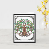 家系図の曼荼羅 カード (黄色い花)