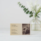 家系図会社の名刺 名刺 (スタンド正面)