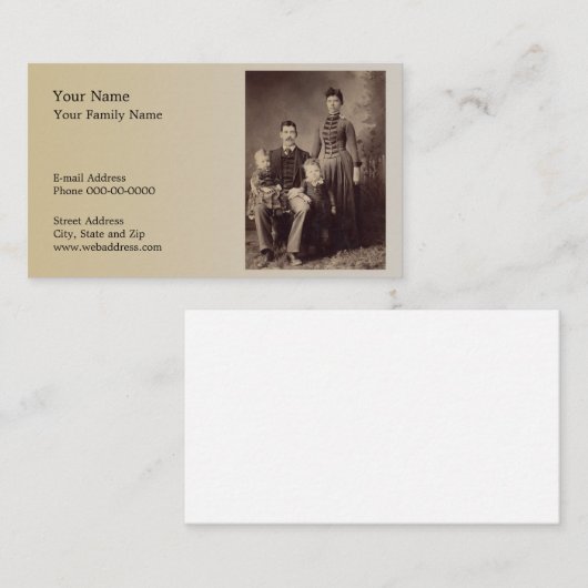 家系図会社の名刺 名刺 (正面/裏面)