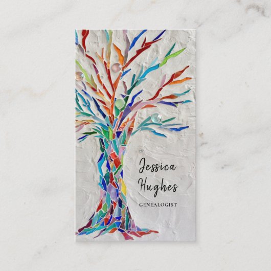 家系図名刺名刺 名刺 (正面)