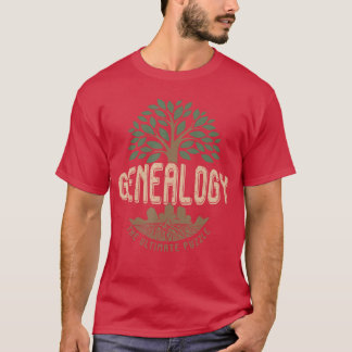 家系図+ファミリー・ヒストリアン+系図作成+究極のパズル Tシャツ