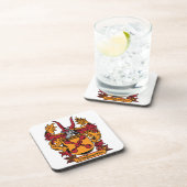 家紋のコルクのコースター コースター (右側)