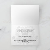 家紋の第60誕生日カード紋章付き外衣 カード (内部)