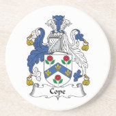 家紋は対処します コースター (正面)