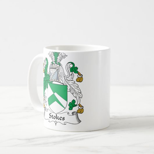 家紋をかき立てます コーヒーマグカップ (正面左)