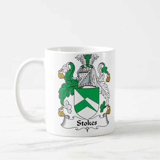 家紋をかき立てます コーヒーマグカップ (左)