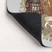 家紋シールド名字 マウスパッド (コーナー)