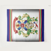 家紋ナイトシールドドラゴンソードモノグラム タペストリー (正面(横))