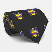 家紋パターンタイ織工の紋章付き外衣 ネクタイ (ロール)