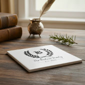 家紋モノグラムセラミックタイル タイル