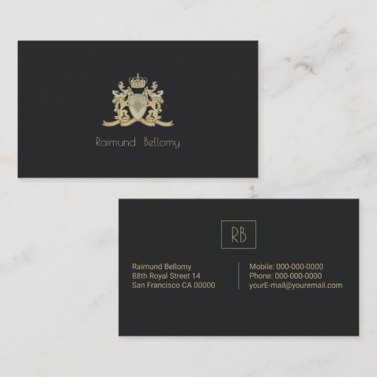 家紋名刺 名刺 (正面/裏面)