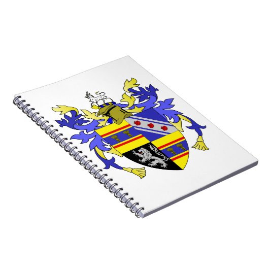 家紋織工の紋章付き外衣 ノートブック (右側)
