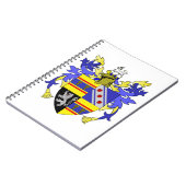 家紋織工の紋章付き外衣 ノートブック (左側)