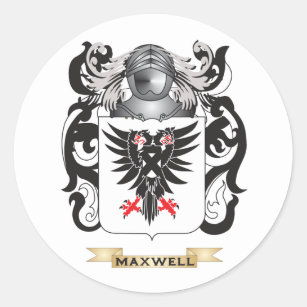(家紋)マックスウェルの紋章付き外衣 ラウンドシール