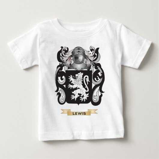 (家紋)ルイスの紋章付き外衣 ベビーTシャツ (正面)
