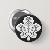 [家紋]植物 缶バッジ (正面&裏面)