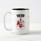 家紋、翻訳と意味の修正 ツートーンマグカップ (左)