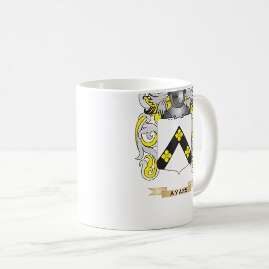 (家紋) Ayarsの紋章付き外衣 コーヒーマグカップ (正面右)