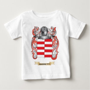 (家紋) Barrettの紋章付き外衣 ベビーTシャツ