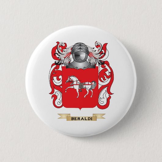 (家紋) Beraldiの紋章付き外衣 缶バッジ (正面)