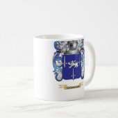 (家紋) Gormanの紋章付き外衣 コーヒーマグカップ (正面右)