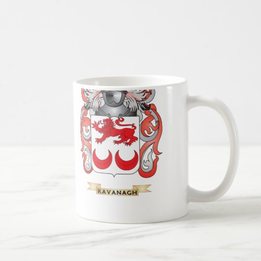 (家紋) Kavanaghの紋章付き外衣 コーヒーマグカップ (右)
