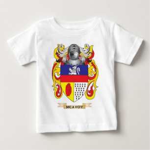 (家紋) McAvoyの紋章付き外衣 ベビーTシャツ
