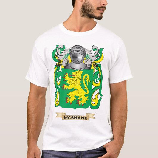 (家紋) McShaneの紋章付き外衣 Tシャツ (正面)
