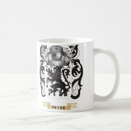(家紋) Prykeの紋章付き外衣 コーヒーマグカップ (右)